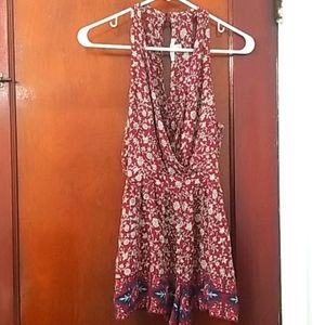 XS American Eagle Floral romper